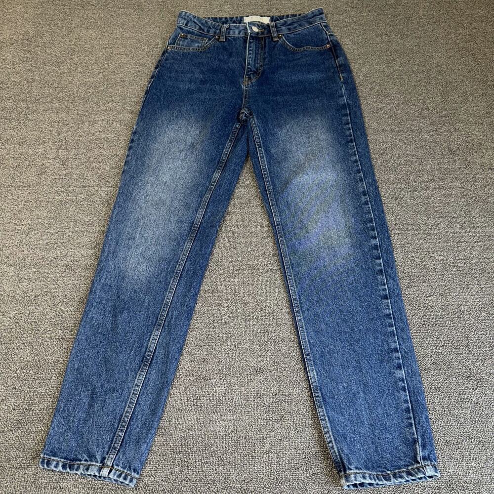 We The Free Ankle Jeans Women's 25 Blue Denim Medium Wash Mid Rise Minimalist